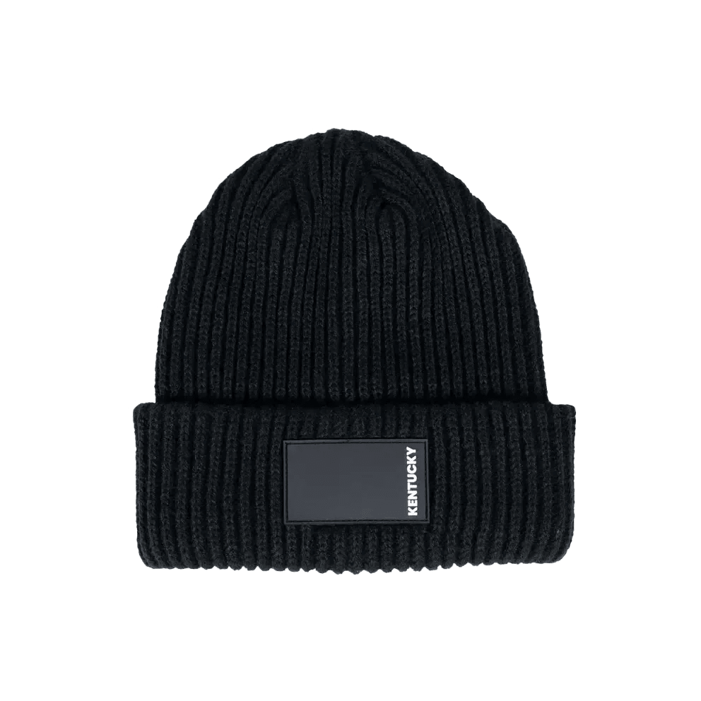 Kentucky Beanie Rubber Logo - Løwenborg - Kentucky Horsewear