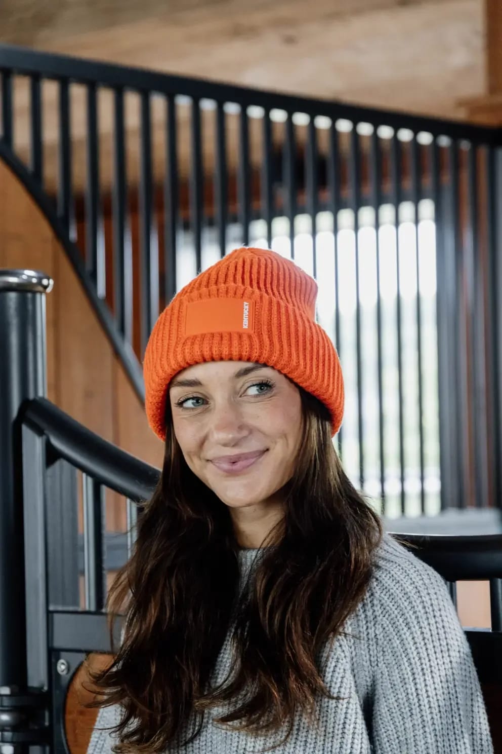 Kentucky Beanie Rubber Logo - Løwenborg - Kentucky Horsewear