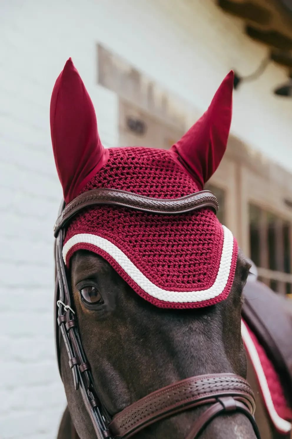 Kentucky Fly Veil Wellington Plaited Cord - Løwenborg - Kentucky Horsewear