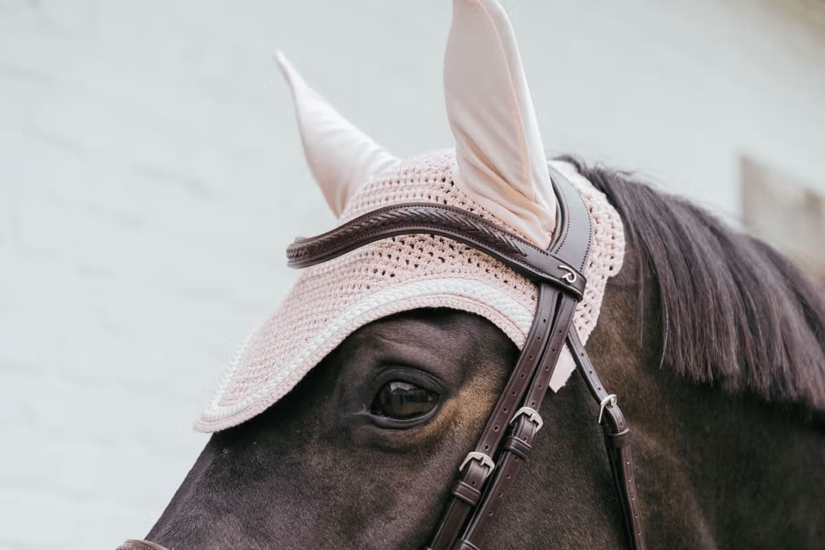 Kentucky Fly Veil Wellington Plaited Cord - Løwenborg - Kentucky Horsewear