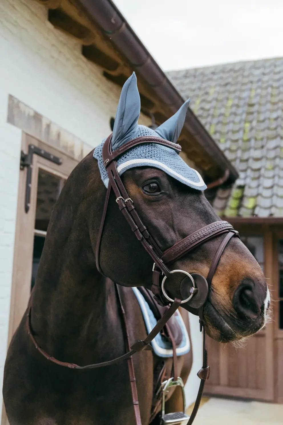 Kentucky Fly Veil Wellington Plaited Cord - Løwenborg - Kentucky Horsewear