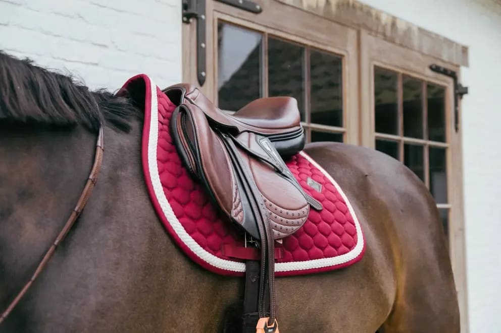 Kentucky Saddle Pad Plaited Cord Jumping - Løwenborg - Kentucky Horsewear