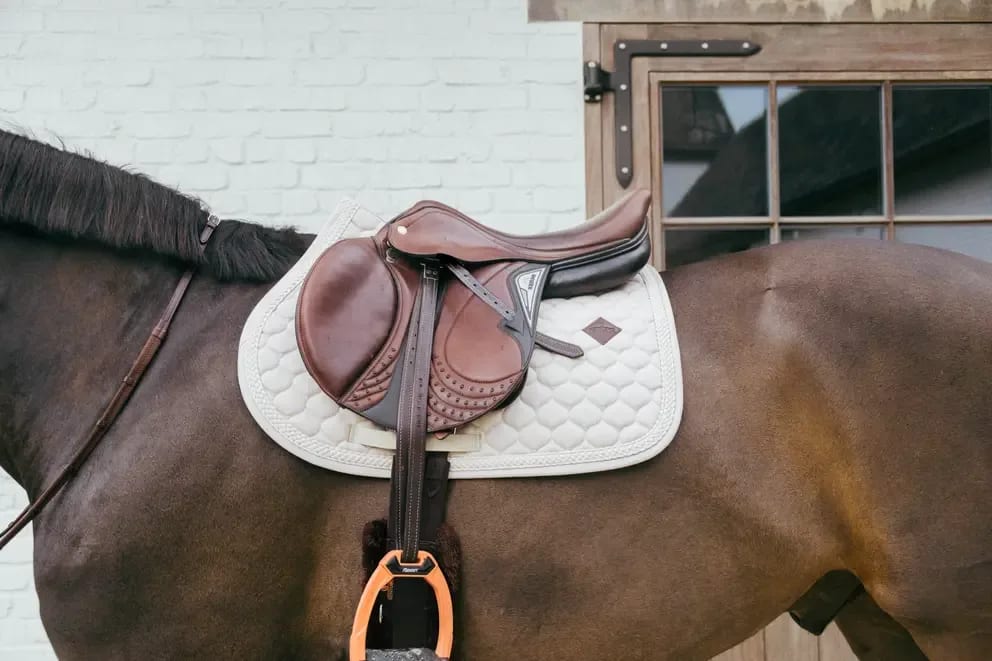 Kentucky Saddle Pad Plaited Cord Jumping - Løwenborg - Kentucky Horsewear