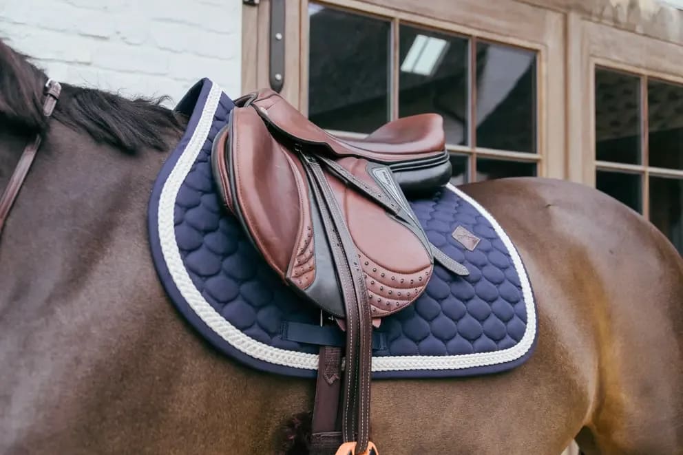 Kentucky Saddle Pad Plaited Cord Jumping - Løwenborg - Kentucky Horsewear