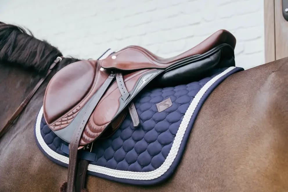 Kentucky Saddle Pad Plaited Cord Jumping - Løwenborg - Kentucky Horsewear
