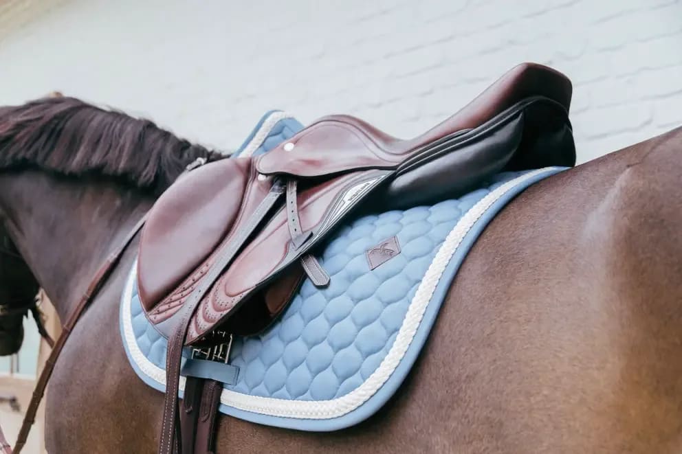 Kentucky Saddle Pad Plaited Cord Jumping - Løwenborg - Kentucky Horsewear