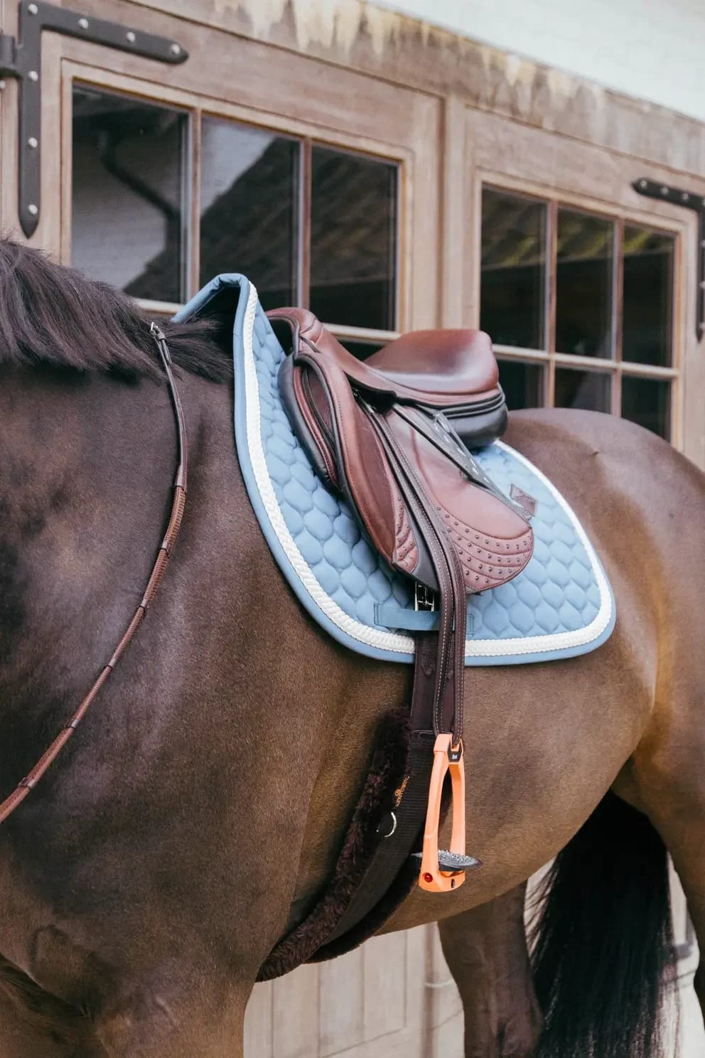 Kentucky Saddle Pad Plaited Cord Jumping - Løwenborg - Kentucky Horsewear