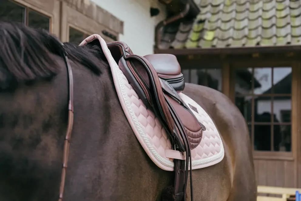 Kentucky Saddle Pad Plaited Cord Jumping - Løwenborg - Kentucky Horsewear