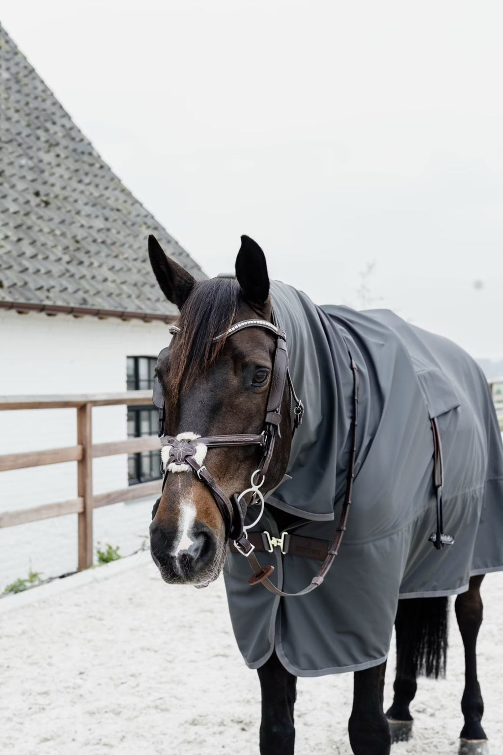 Kentucky Horse Raincoat Hurricane w/Stirrup Holes - Løwenborg - Kentucky Horsewear