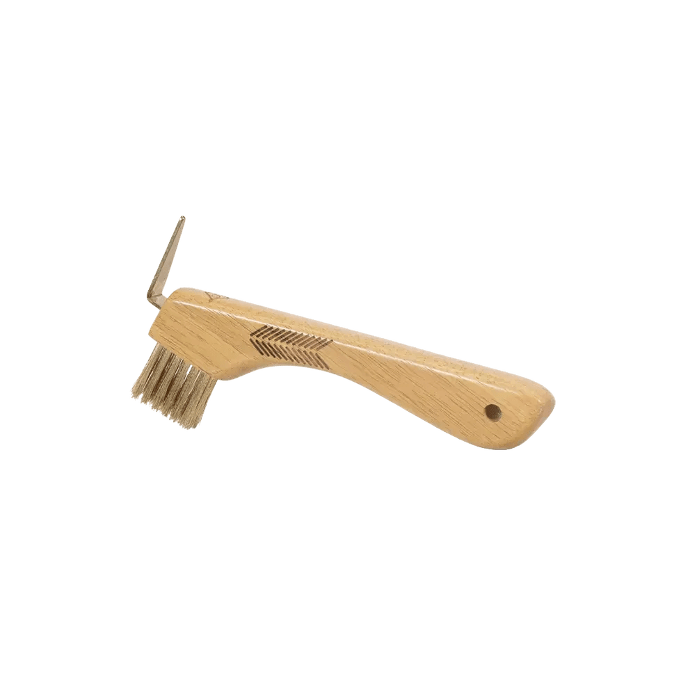Grooming Deluxe Hoof Pick w/ Metal Bristle - Løwenborg - Grooming Deluxe