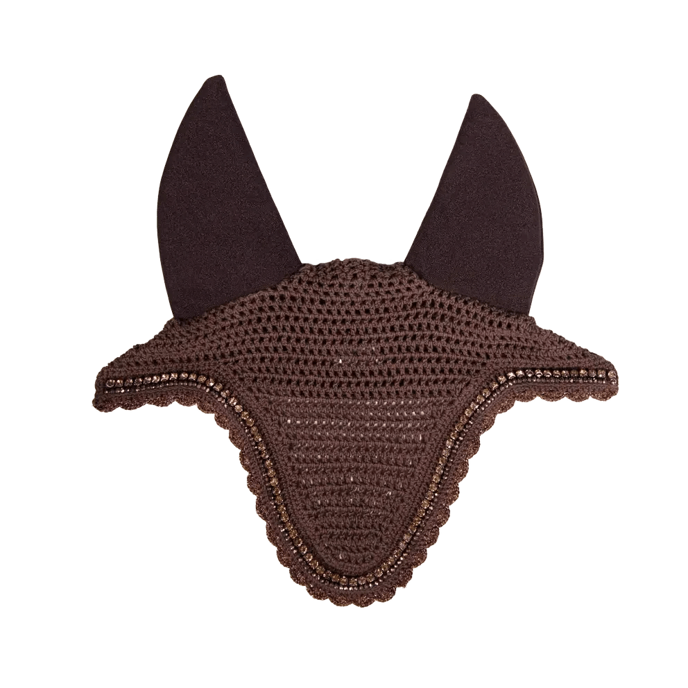 Kentucky Fly veil Long Stone & Pearl - Løwenborg - Kentucky Horsewear