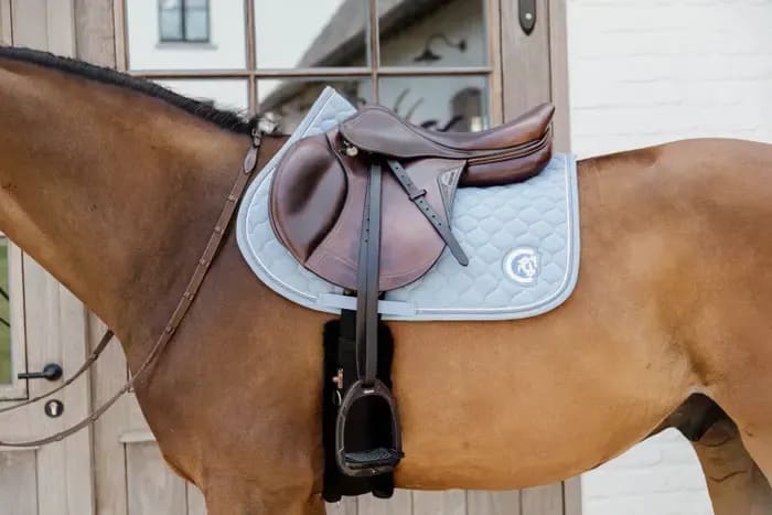 Kentucky Saddle Pad Onion Quilt 3D Logo Jumping - Løwenborg - Kentucky Horsewear