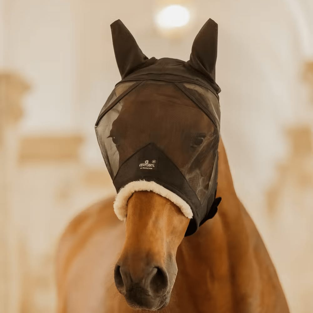 Kentucky Fly Mask Skin Friendly w/Ears - Løwenborg - Kentucky Horsewear