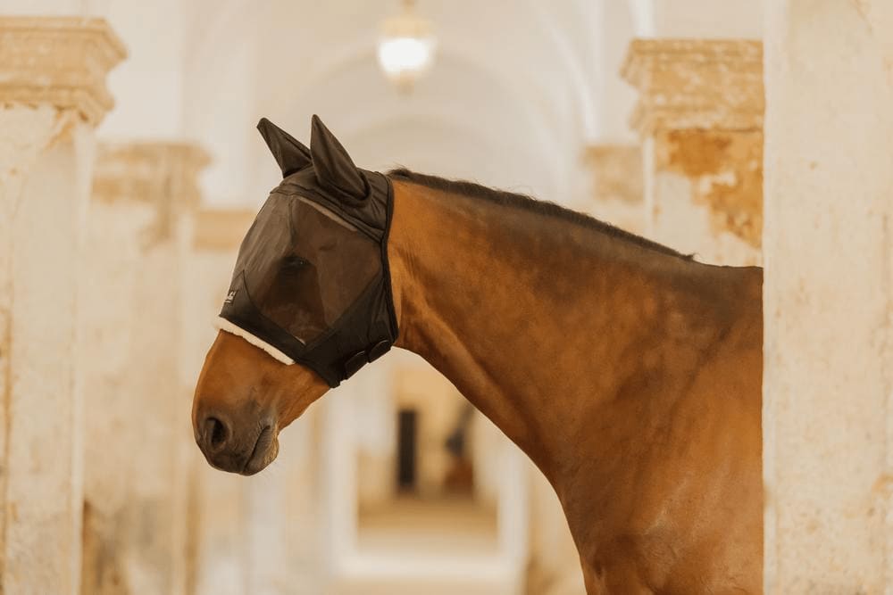 Kentucky Fly Mask Skin Friendly w/Ears - Løwenborg - Kentucky Horsewear
