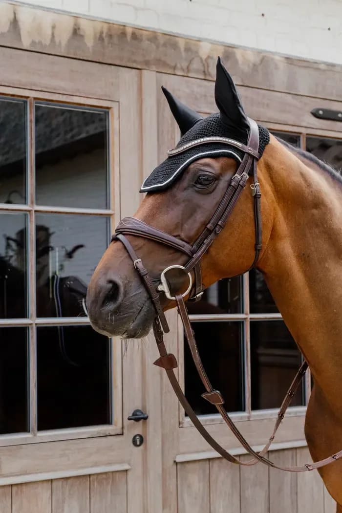 Kentucky Fly Veil Wellington Diamond Rope - Løwenborg - Kentucky Horsewear