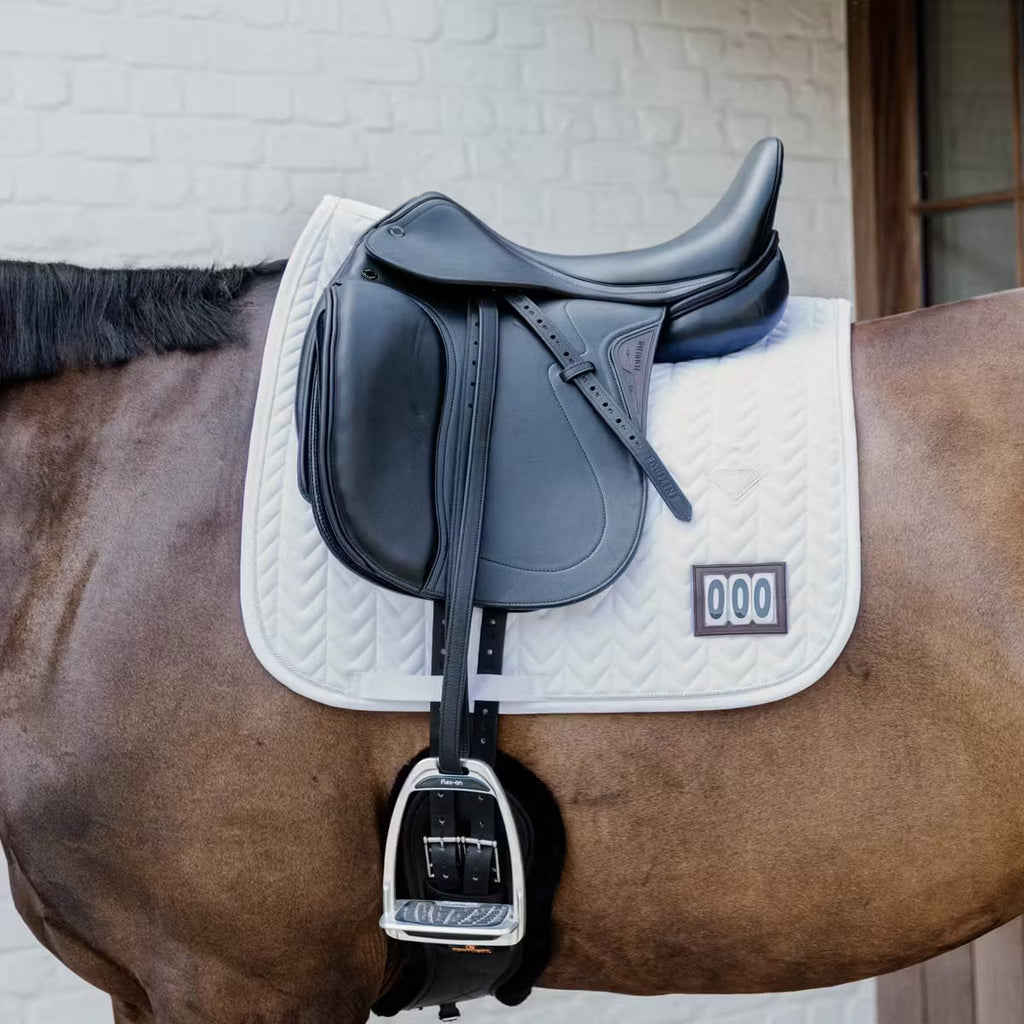 Kentucky Saddle Pad Fishbone Competiton w/ 2 Numbers Dressage - Løwenborg - Kentucky Horsewear