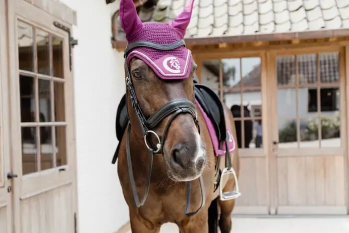 Kentucky Fly veil Wellington 3D Logo Rope - Løwenborg - Kentucky Horsewear