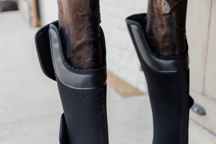 Kentucky 3D Spacer Travel Boots Front - Løwenborg - Kentucky Horsewear