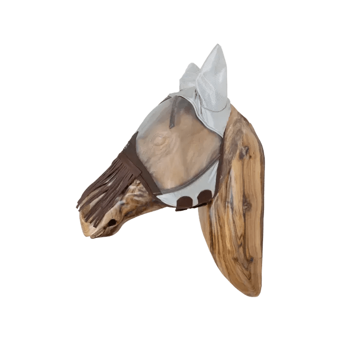 Kentucky Fly Mask Classic w/Ears & Nose Tassels - Løwenborg - Kentucky Horsewear