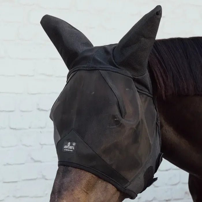 Kentucky Fly Mask w/Ears Soundless - Løwenborg - Kentucky Horsewear