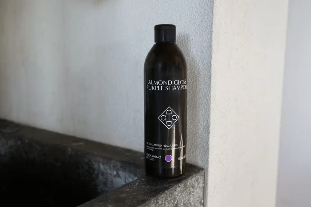 Grooming Deluxe Almond Gloss Purple Shampoo