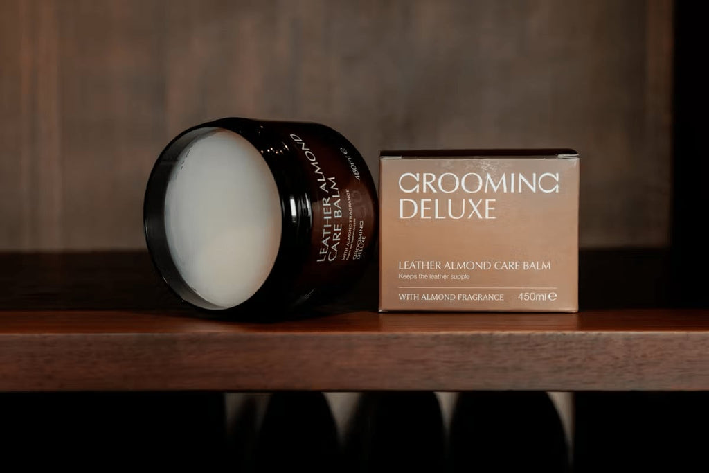 Grooming Deluxe Leather Almond Care Balm - Løwenborg - Grooming Deluxe