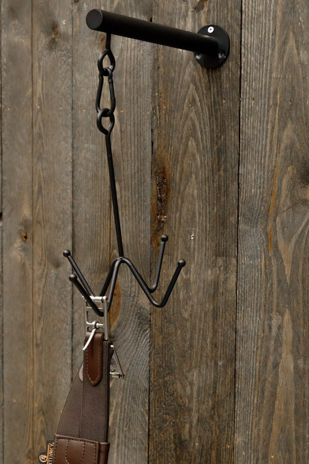 Grooming Deluxe Bridle Hook 4 Prong w/ Wall Attachment - Løwenborg - Grooming Deluxe