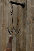 Grooming Deluxe Bridle Hook 4 Prong w/ Wall Attachment - Løwenborg - Grooming Deluxe