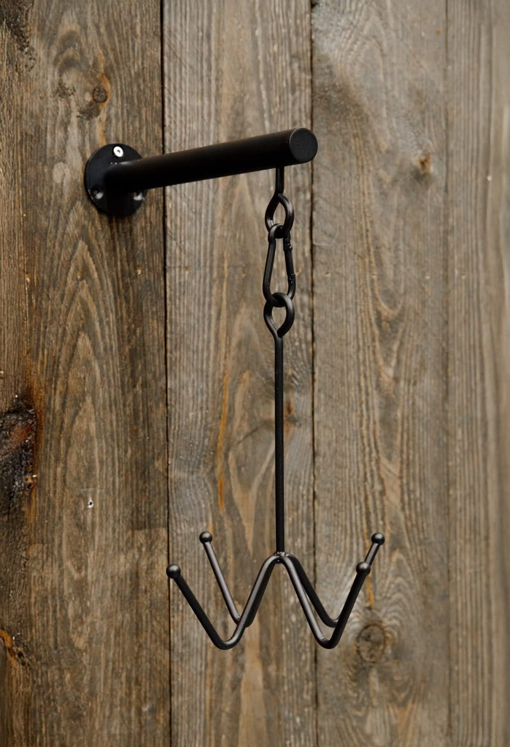 Grooming Deluxe Bridle Hook 4 Prong w/ Wall Attachment - Løwenborg - Grooming Deluxe