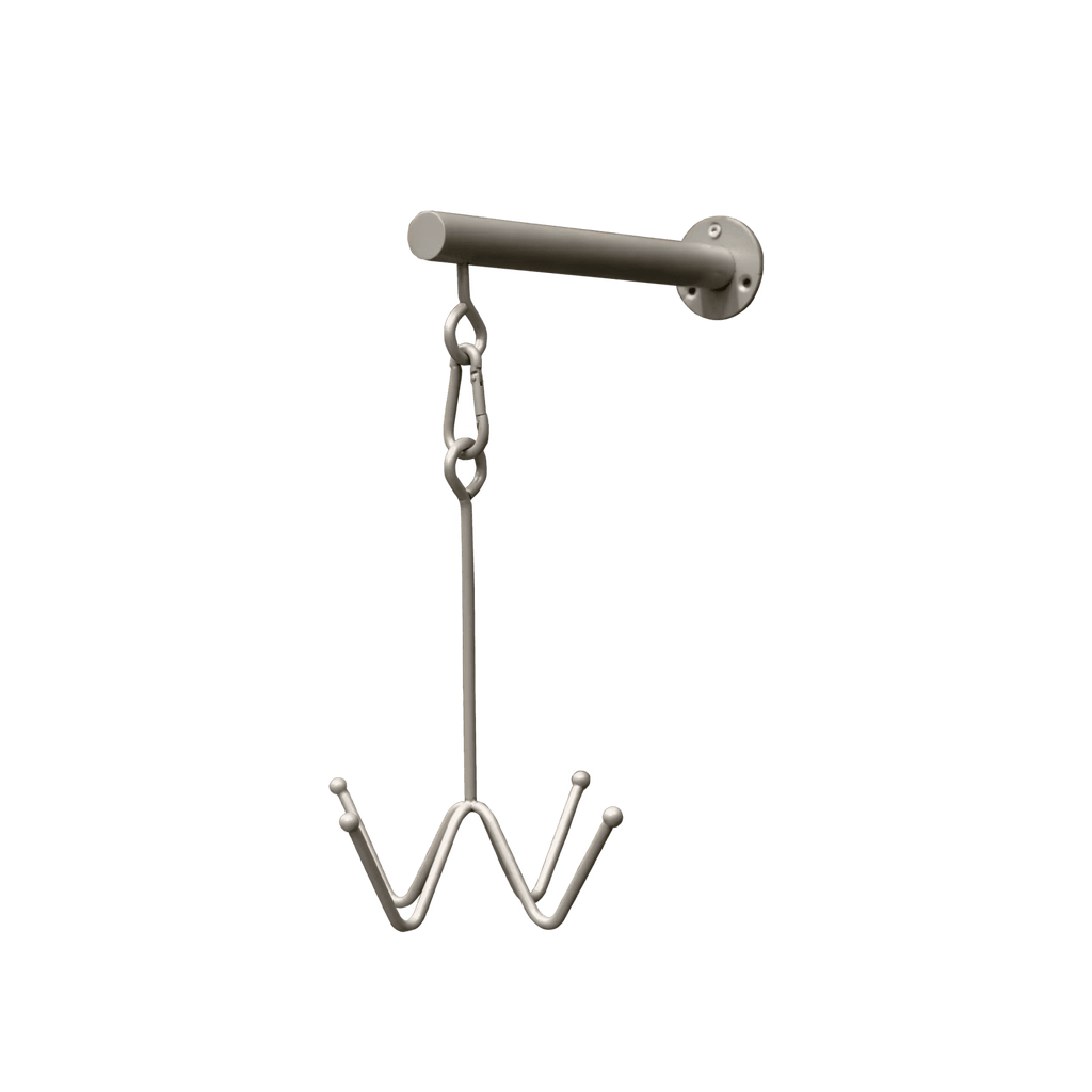 Grooming Deluxe Bridle Hook 4 Prong w/ Wall Attachment - Løwenborg - Grooming Deluxe