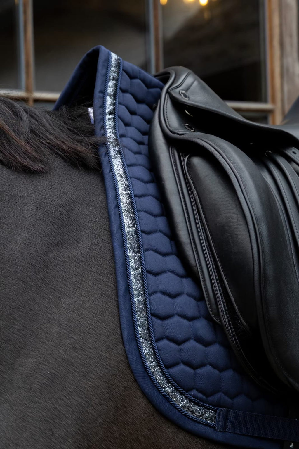 Kentucky Saddle Pad Glitter Band Dressage - Løwenborg - Kentucky Horsewear