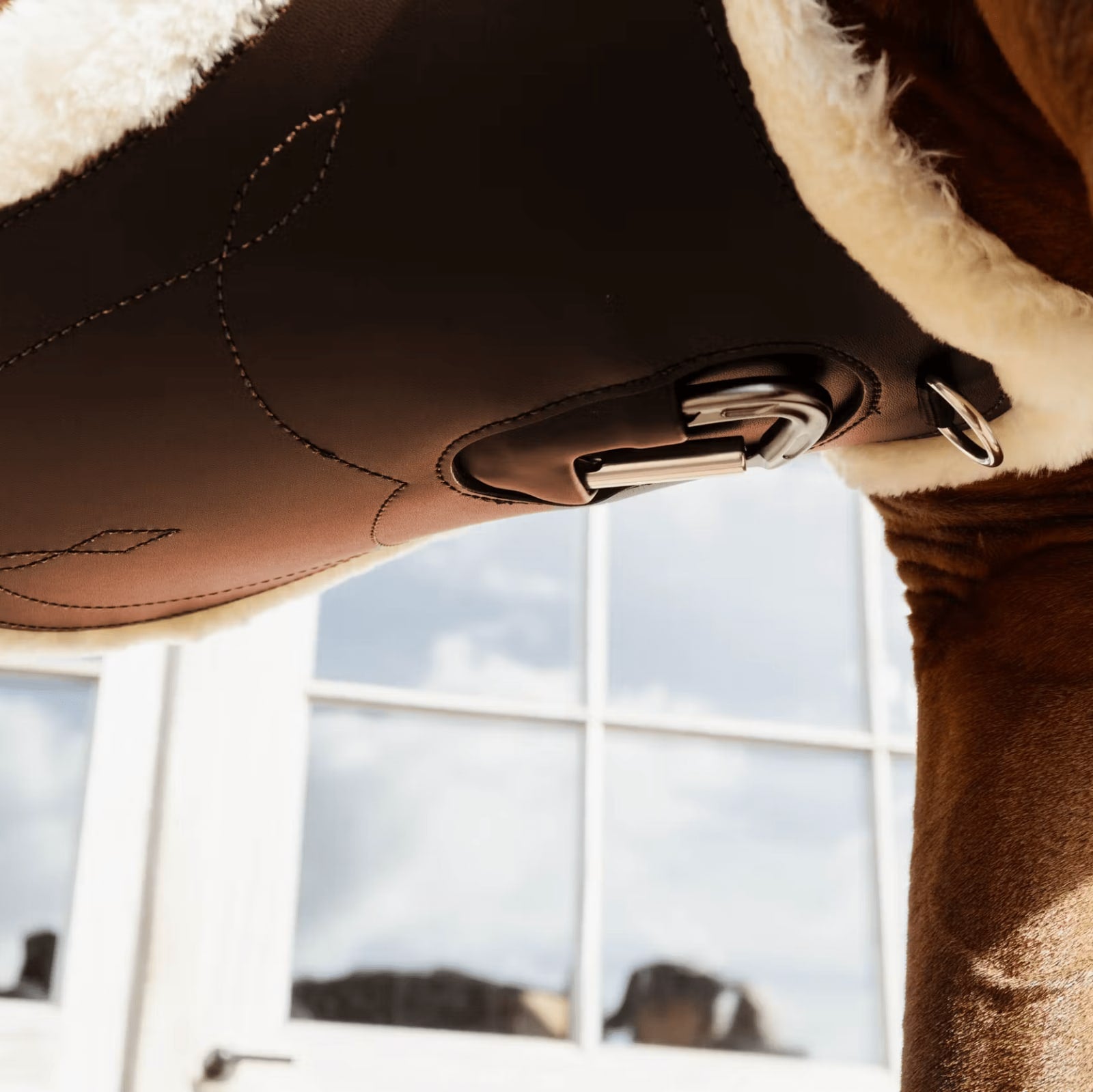 Kentucky Sheepskin Anatomic Stud Girth