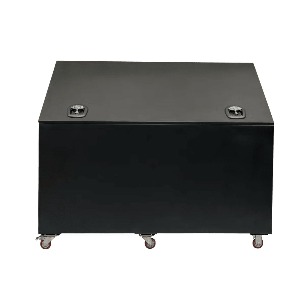 Grooming Deluxe Aluminium Horse Feed Bin w/Wheels - Løwenborg - Grooming Deluxe