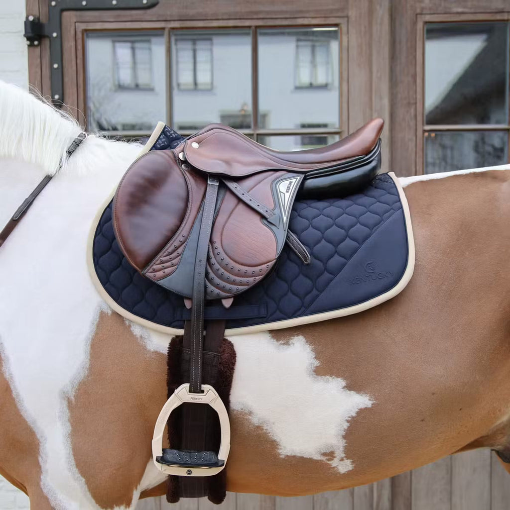 Kentucky Saddle Pad Softshell Onion Quilt Jumping - Løwenborg - Kentucky Horsewear