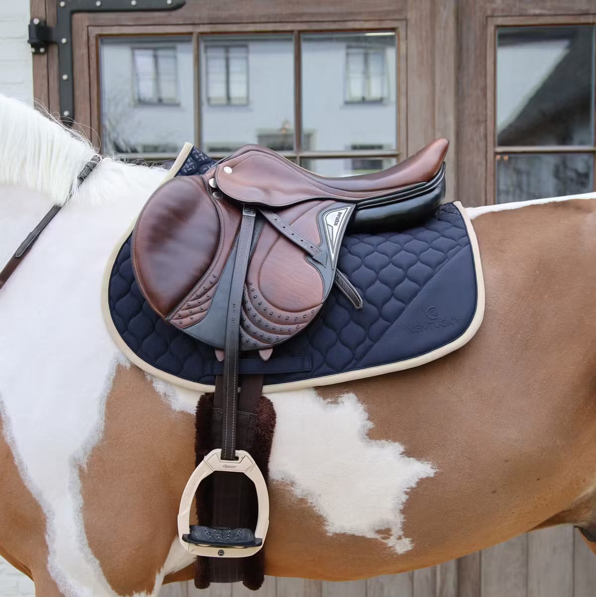Kentucky Saddle Pad Softshell Onion Quilt Jumping - Løwenborg - Kentucky Horsewear