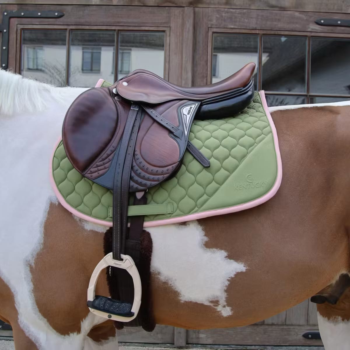 Kentucky Saddle Pad Softshell Onion Quilt Jumping - Løwenborg - Kentucky Horsewear