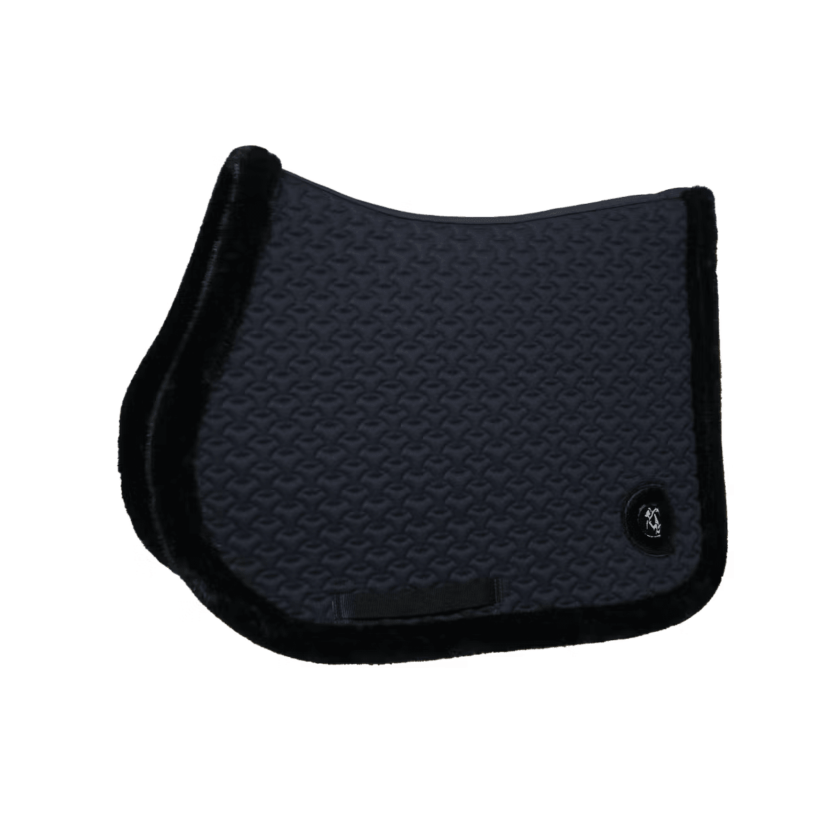 Kentucky Saddle Pad Fake Fur Plaited Quilt Jumping - Løwenborg - Kentucky Horsewear