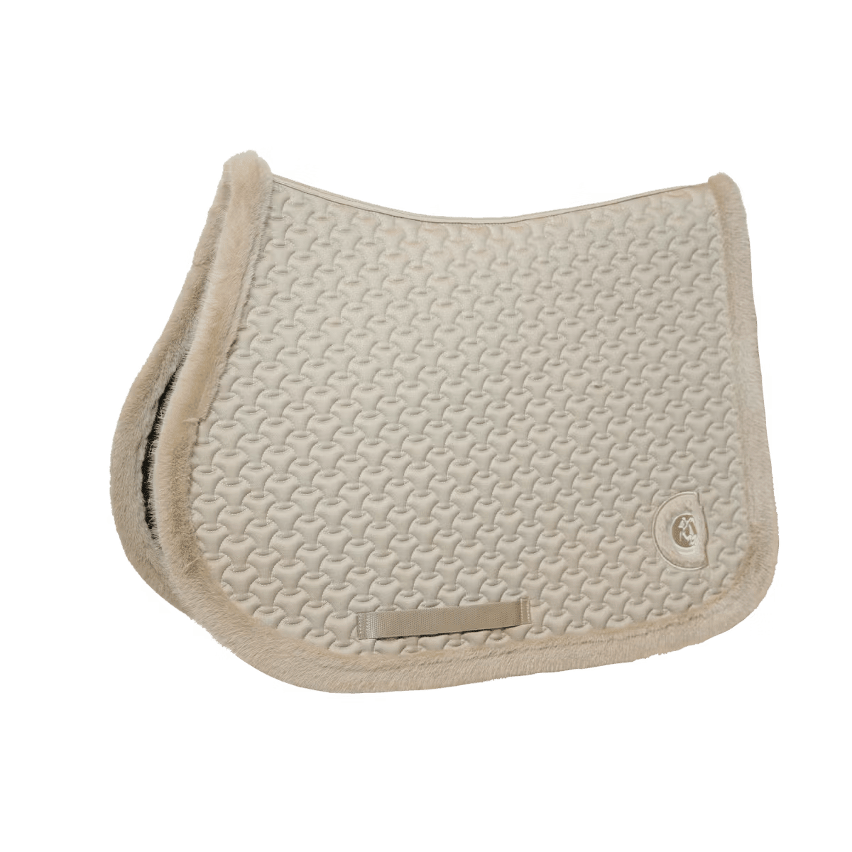 Kentucky Saddle Pad Fake Fur Plaited Quilt Jumping - Løwenborg - Kentucky Horsewear