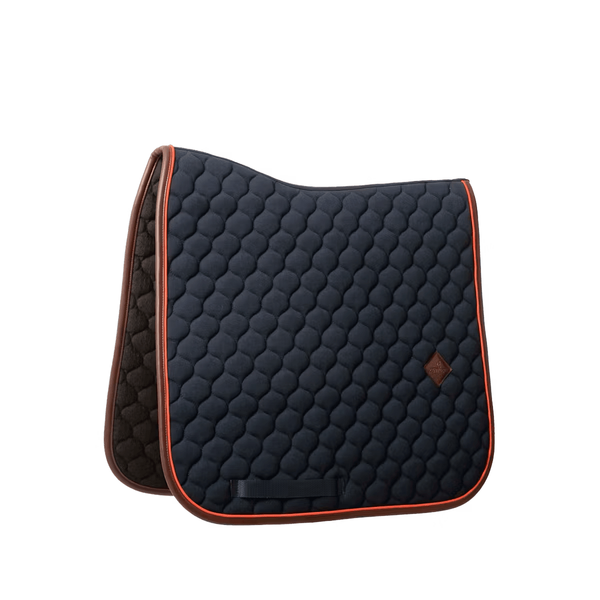 Kentucky Saddle Pad Onion Quilt Neon Leather Dressage - Løwenborg - Kentucky Horsewear