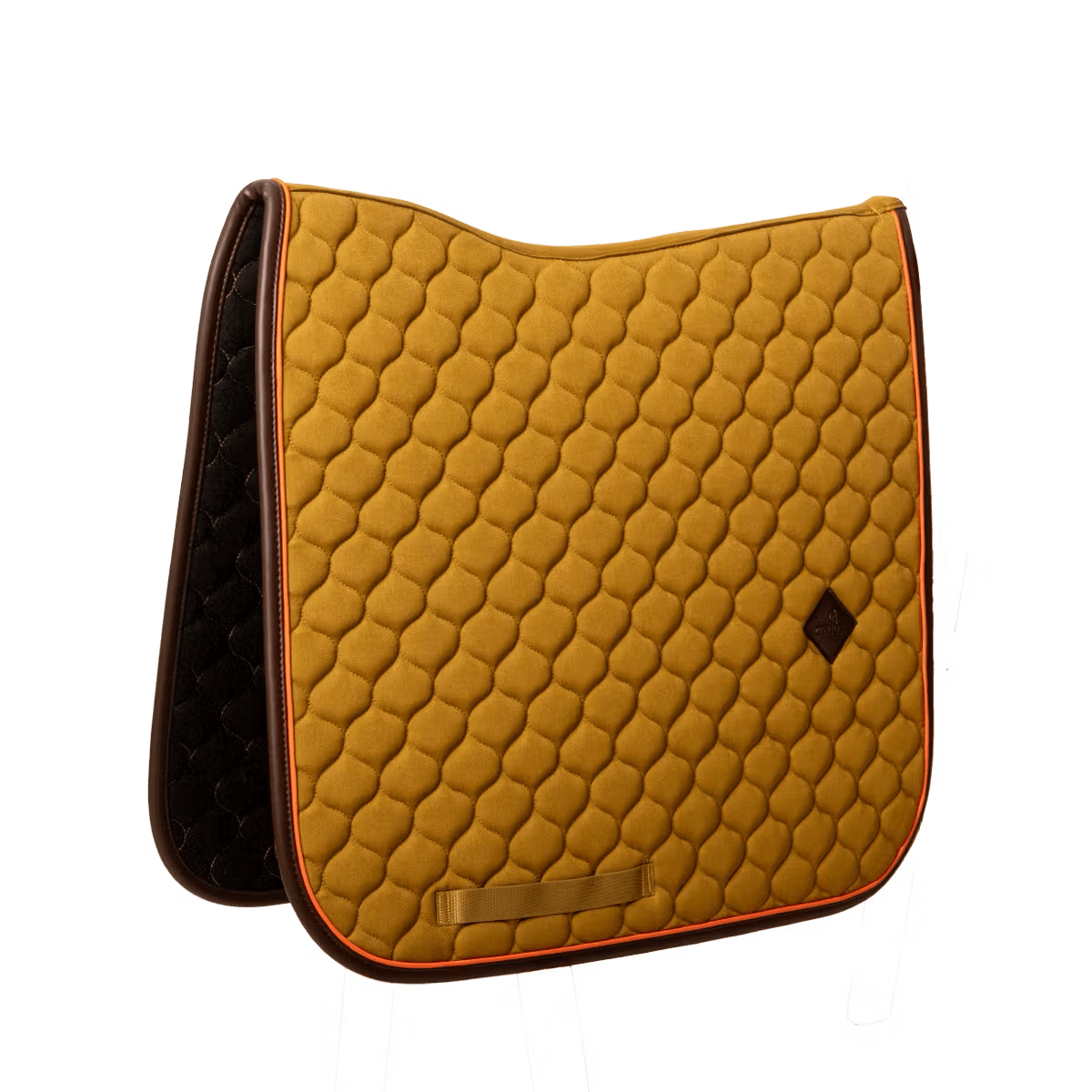 Kentucky Saddle Pad Onion Quilt Neon Leather Dressage - Løwenborg - Kentucky Horsewear