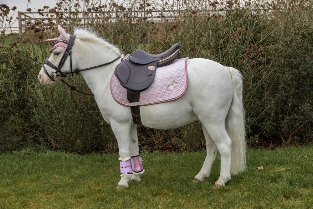 Kentucky Saddle Pad Unicorn Head Glitter Dressage - Løwenborg - Kentucky Horsewear