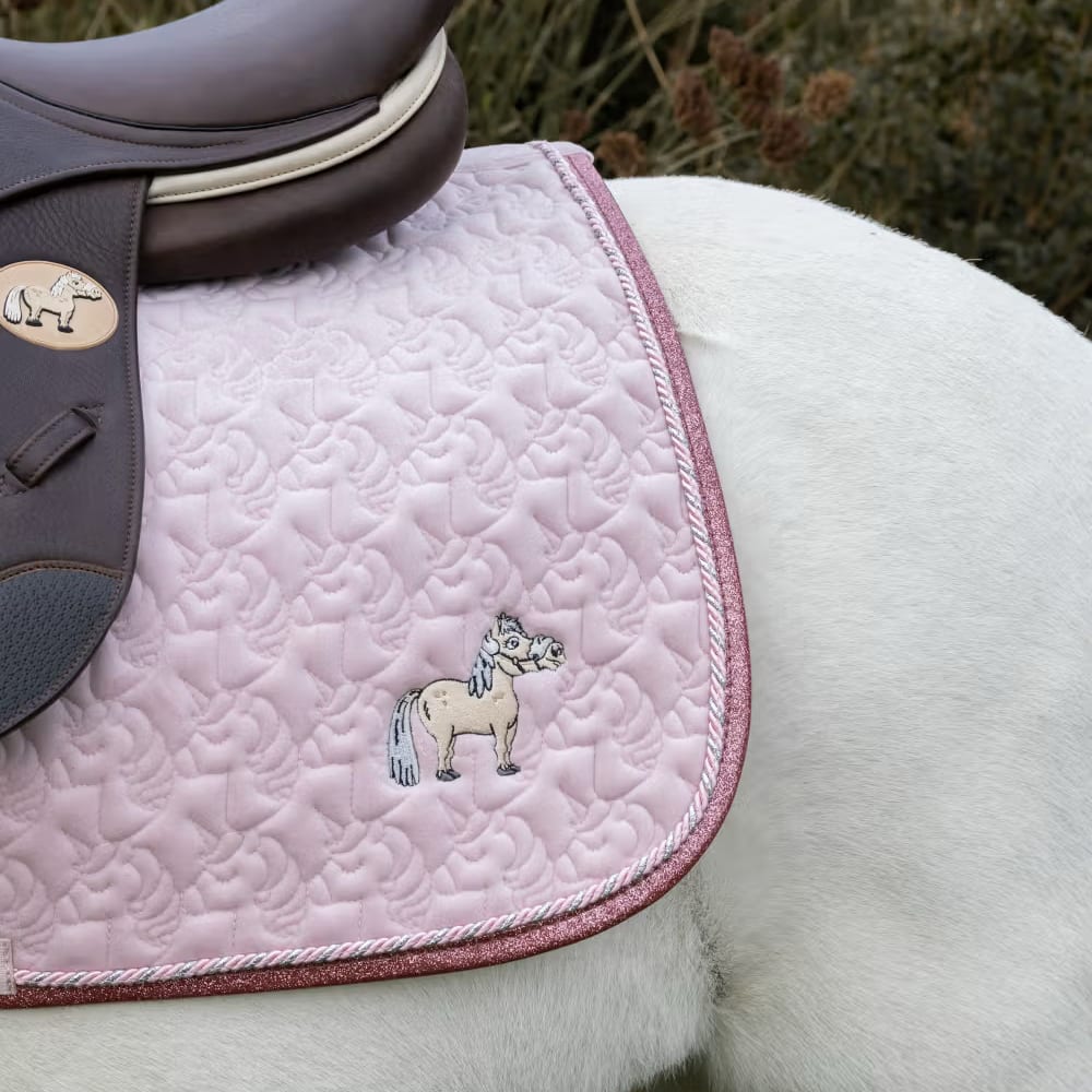 Kentucky Saddle Pad Unicorn Head Glitter Dressage - Løwenborg - Kentucky Horsewear