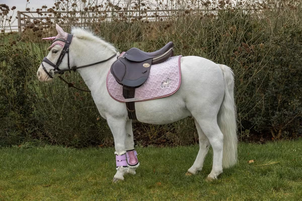 Kentucky Saddle Pad Unicorn Head Glitter Jumping - Løwenborg - Kentucky Horsewear