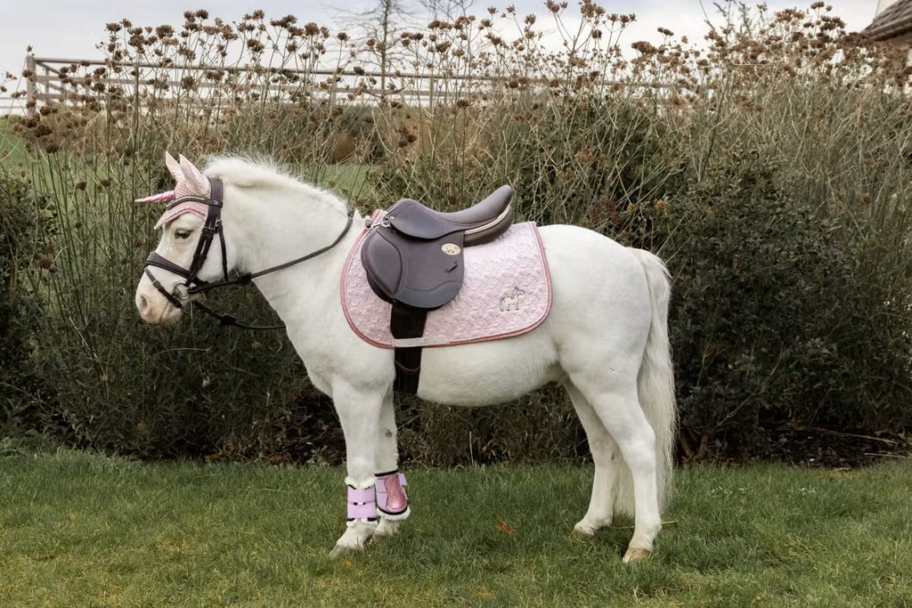 Kentucky Saddle Pad Unicorn Head Glitter Jumping - Løwenborg - Kentucky Horsewear