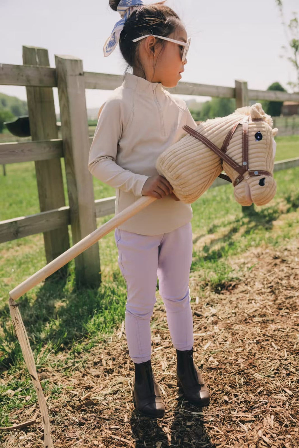 Kentucky Sammy Kids Girl Riding Leggings Full Grip - Løwenborg - Kentucky Horsewear
