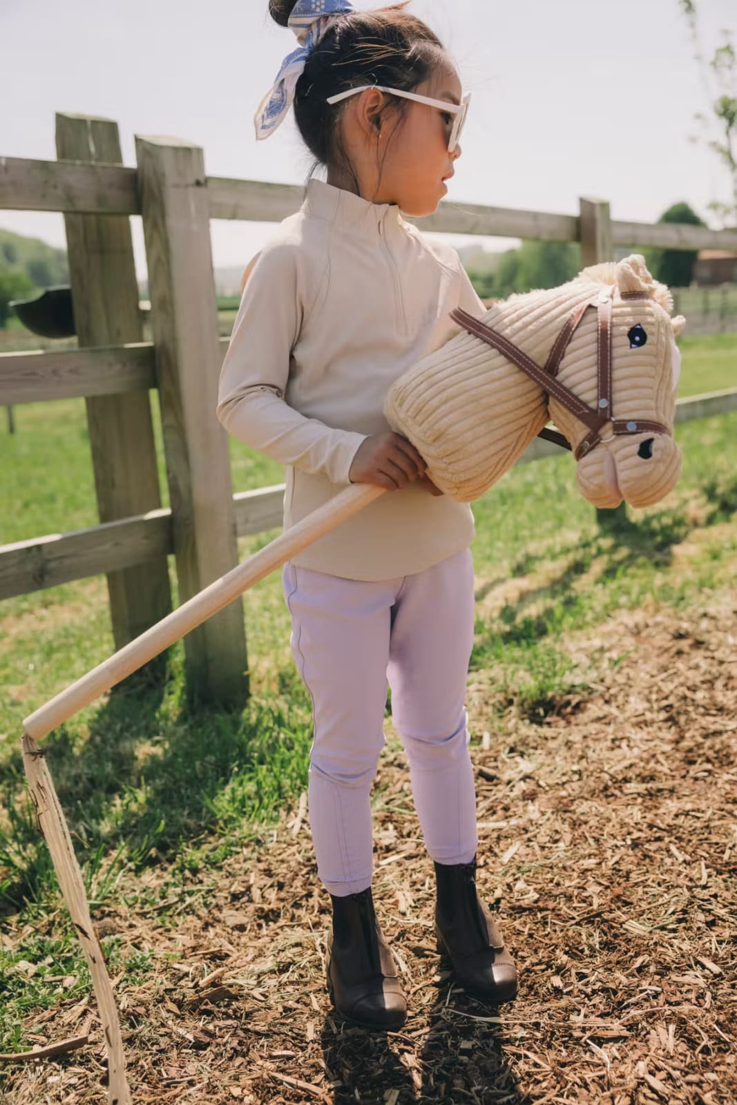 Kentucky Sammy Kids Girl Riding Leggings Full Grip - Løwenborg - Kentucky Horsewear