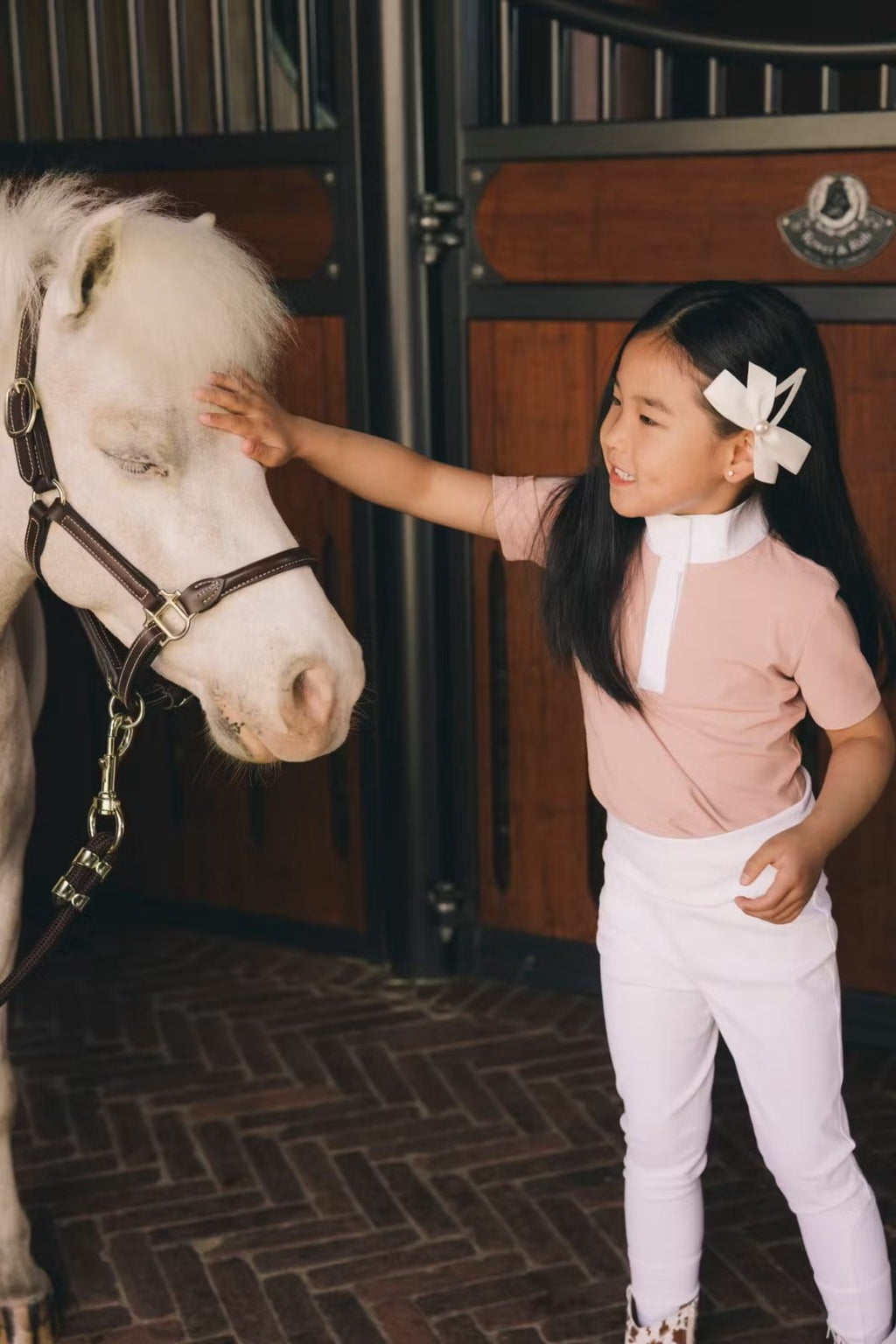 Kentucky Sammy Kids Girl Riding Leggings Full Grip - Løwenborg - Kentucky Horsewear