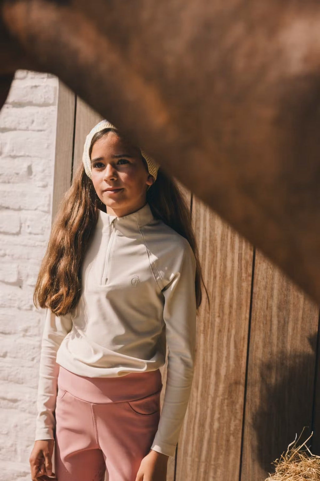 Kentucky Miami Kids Girl Riding Leggings Knee Grip - Løwenborg - Kentucky Horsewear