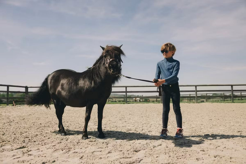 Kentucky Mexico Kids Boy Riding Leggings Knee Grip - Løwenborg - Kentucky Horsewear