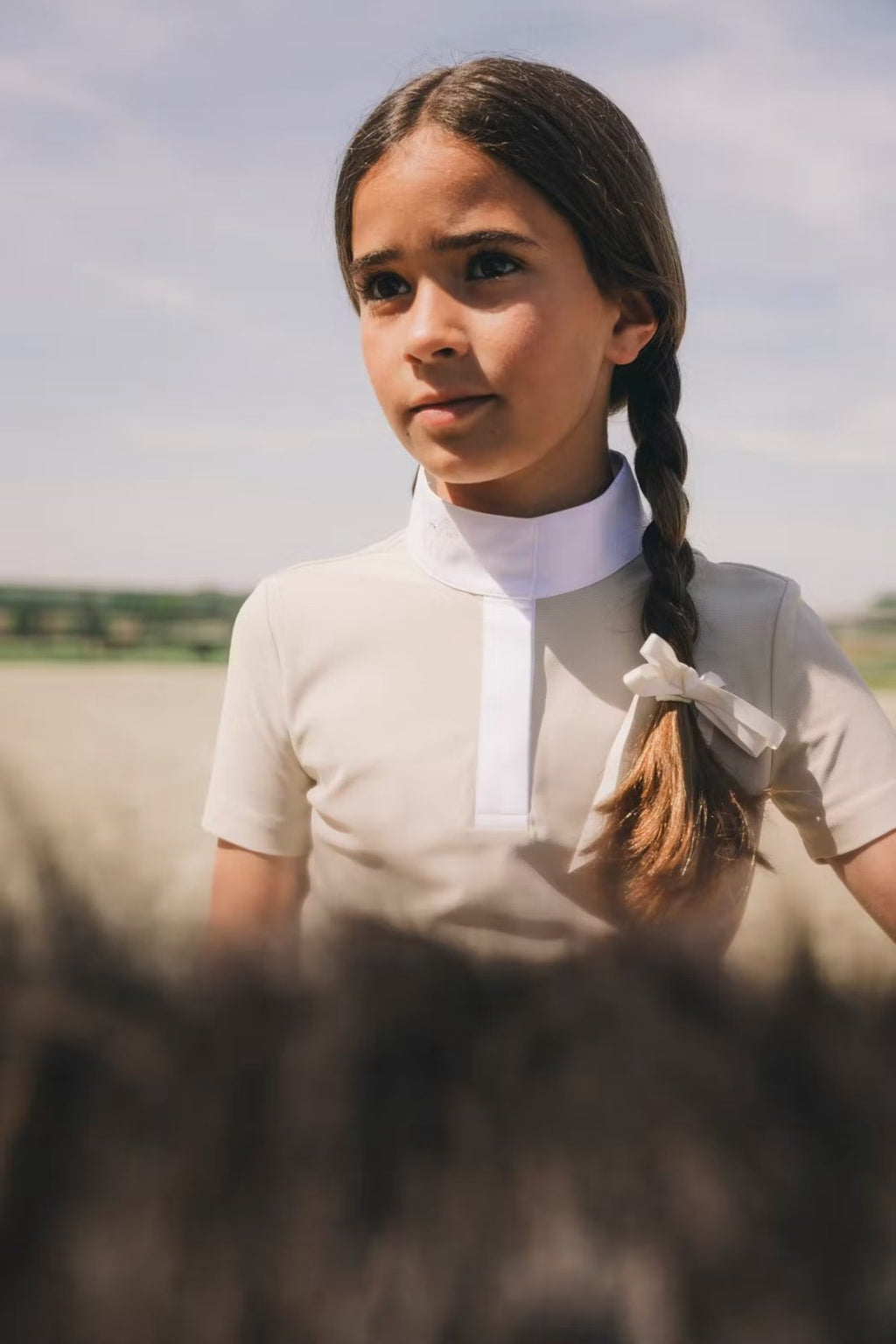 Kentucky Tokyo Kids Girl Show Shirt Short Sleeve - Løwenborg - Kentucky Horsewear